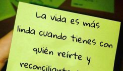 La vida es mas linda cuando tienes con quien reirte