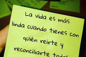La vida es mas linda cuando tienes con quien reirte